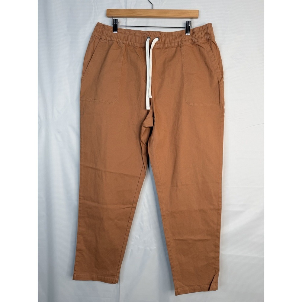 Free Fly Apparel Women's Wide Leg Drawstring Pants in Rust Tan